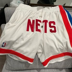 White Nets Just Don Shorts Sz XXL